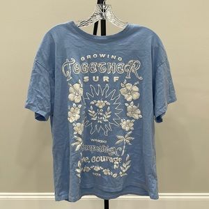 cute pastel blue tshirt!